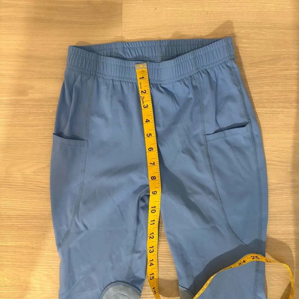 Baleaf Kids Riding Pants with Knee Patches Zipper Ankles Blue Size L